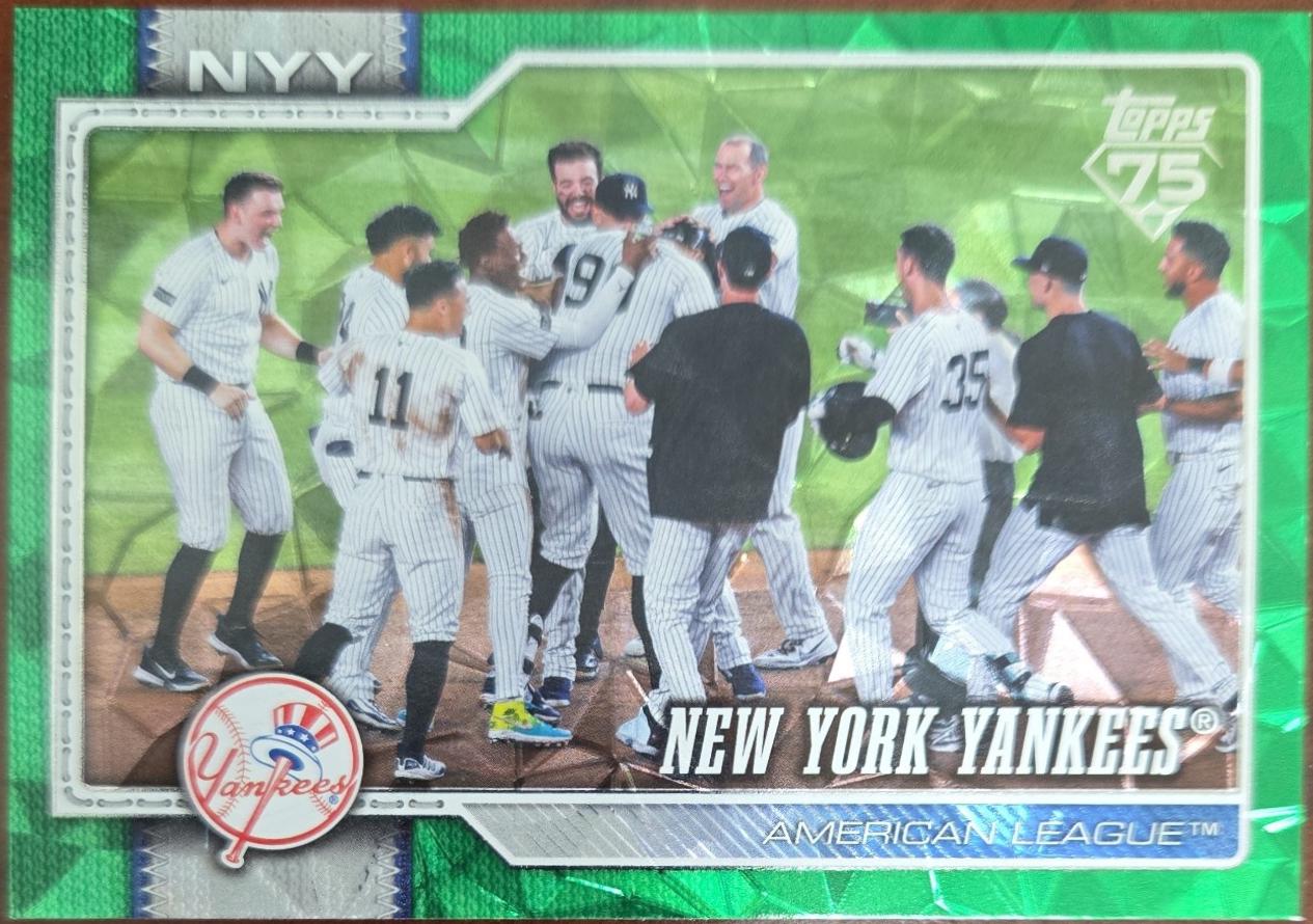 2026 New York Yankees [Green Diamante Foil] #628