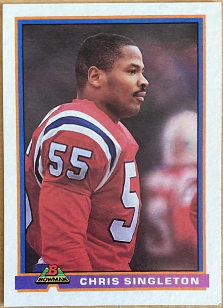 Chris Singleton #325 Football Cards 1991 Bowman