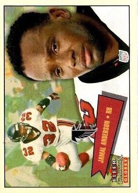 Jamal Anderson #9 Football Cards 2001 Fleer Tradition Glossy