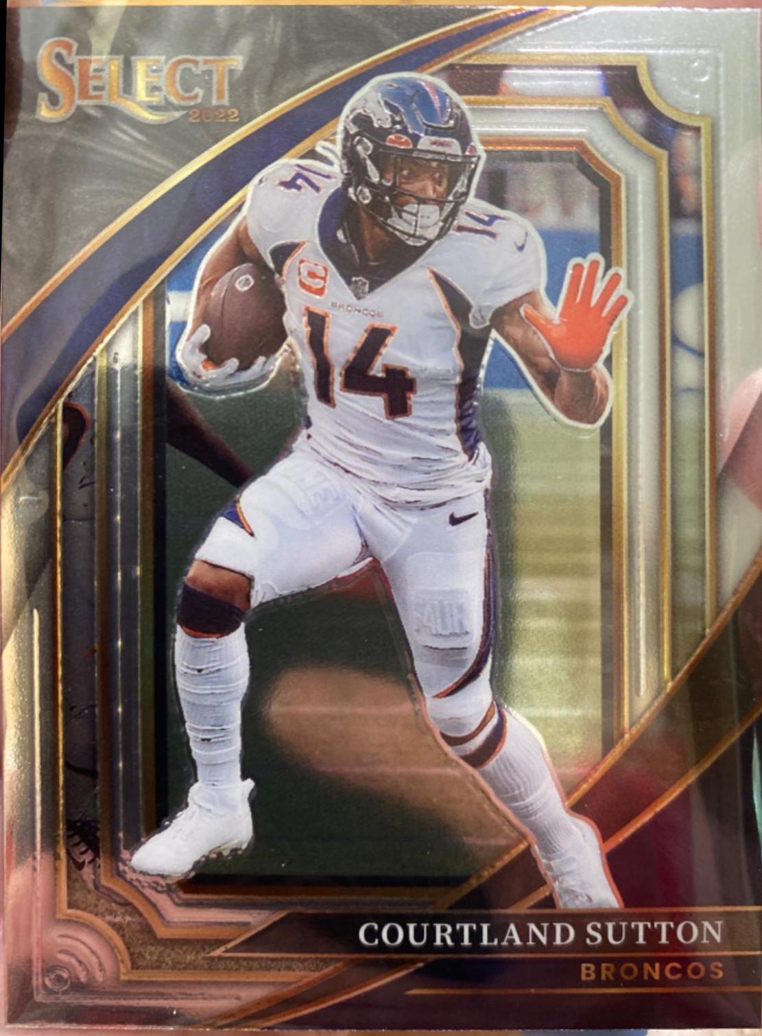 Courtland Sutton #367 2022 Panini Select Football