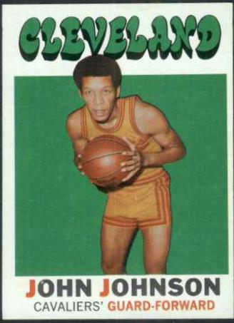 John Johnson #4 Basketball Cards 1971 Topps