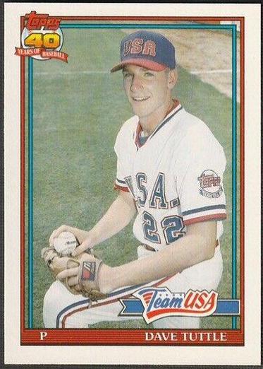 Dave Tuttle #122T Baseball Cards 1991 Topps Traded Tiffany