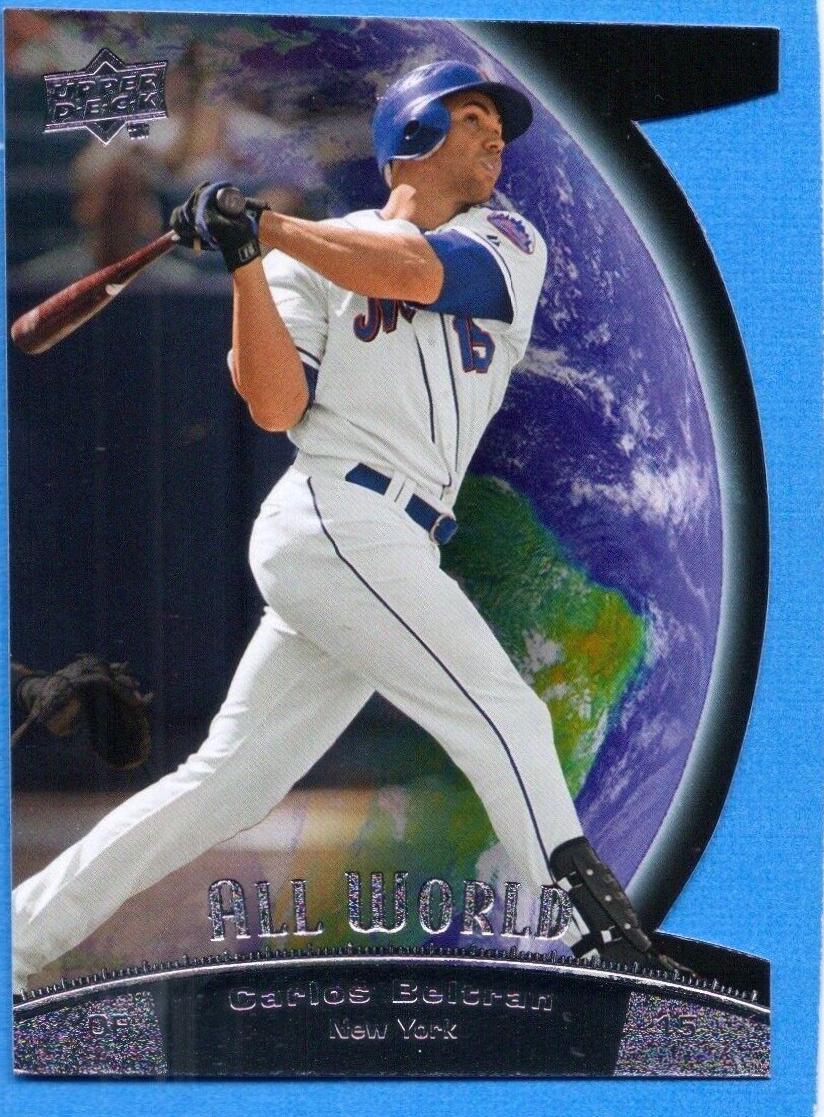 Carlos Beltran #AW-2 Baseball Cards 2010 Upper Deck All World