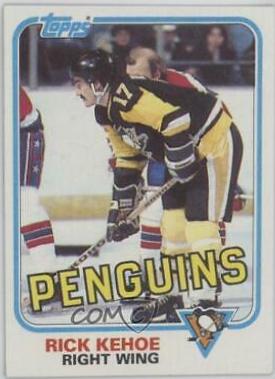 Rick Kehoe #17 Hockey Cards 1981 Topps
