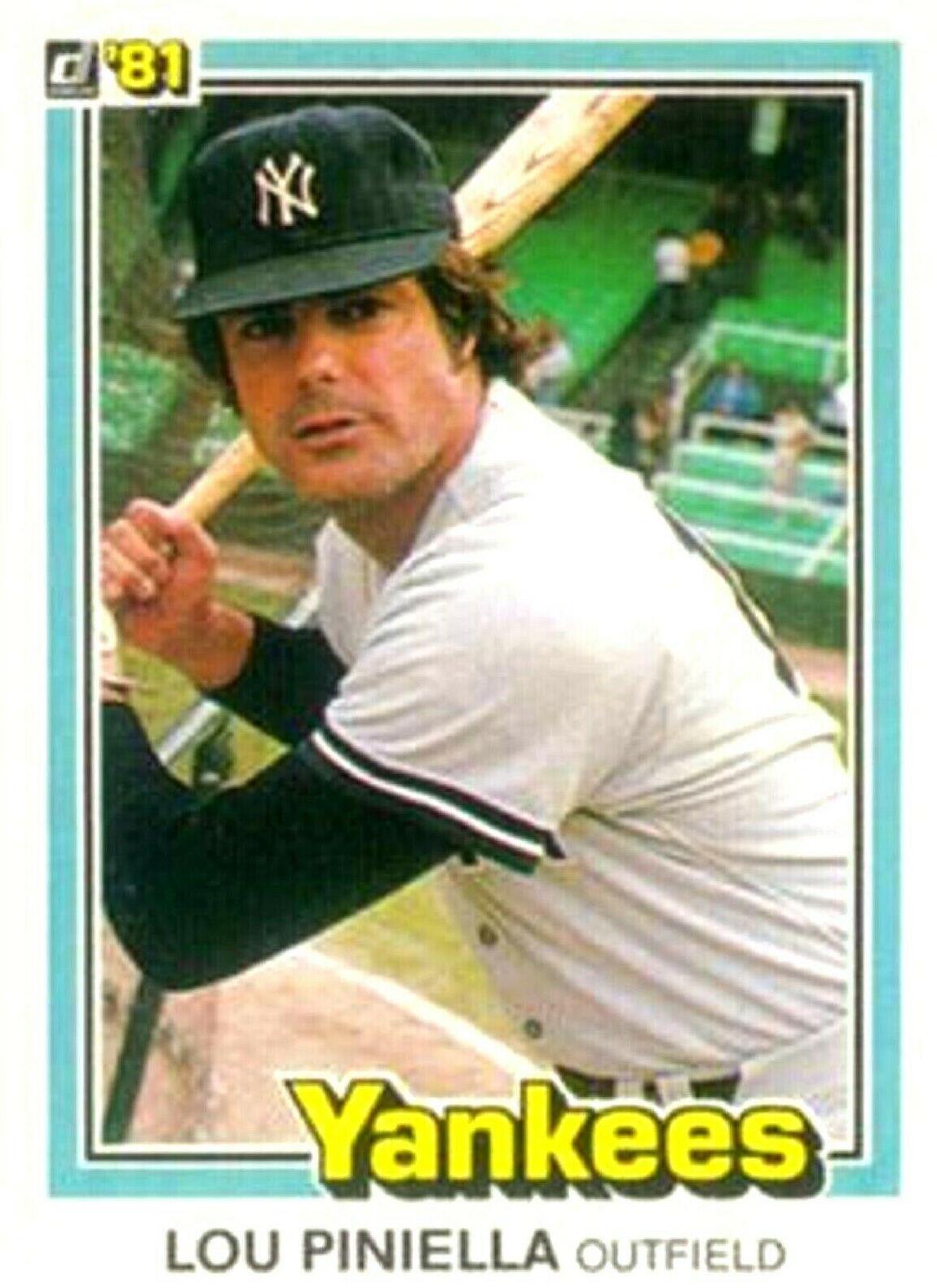 Lou Piniella #109 Baseball Cards 1981 Donruss