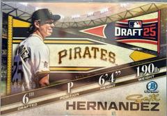 Seth Hernandez [Refractor] #BDN-5 Baseball Cards 2025 Bowman Draft Night Prices