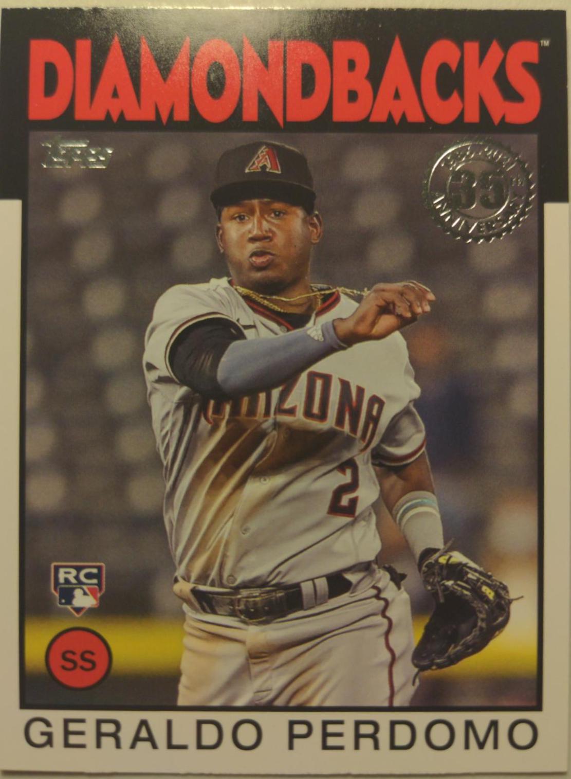 Geraldo Perdomo #86B-43 Baseball Cards 2021 Topps Update 1986 35th Anniversary