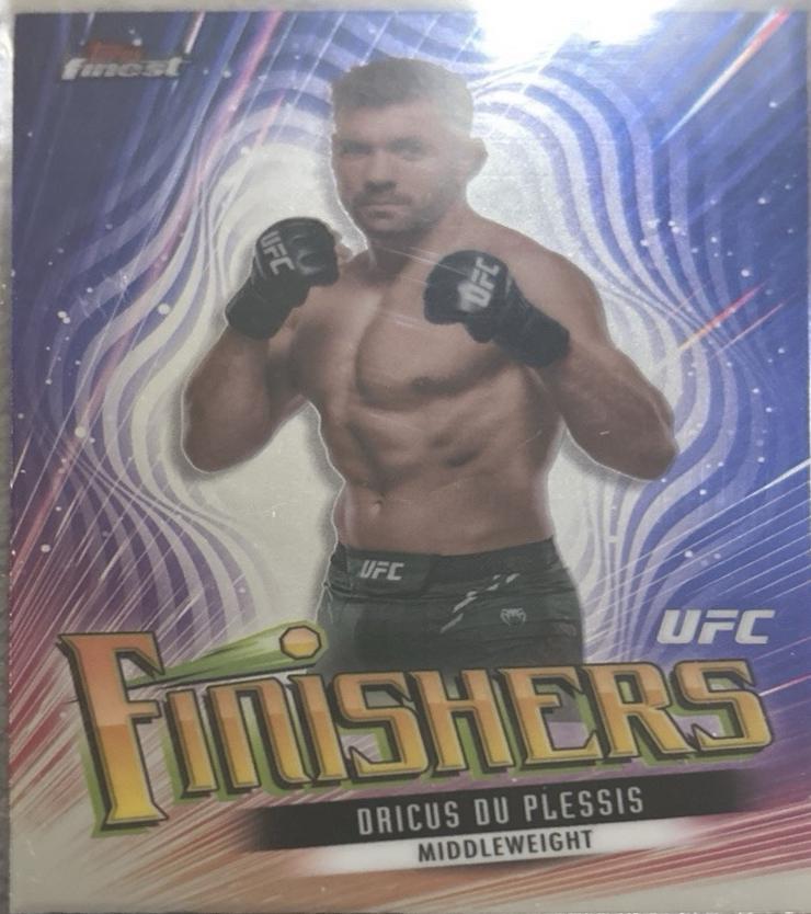 Dricus Du Plessis #FIN-11 Ufc Cards 2024 Topps Finest UFC Finishers