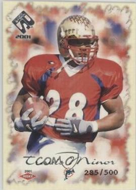Travis Minor #138 2001 Pacific Private Stock Football