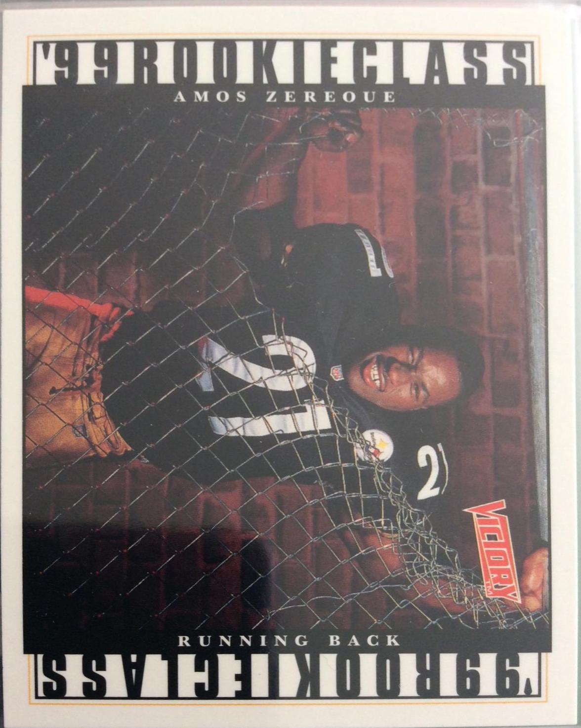 Amos Zereoue #440 Football Cards 1999 Upper Deck Victory