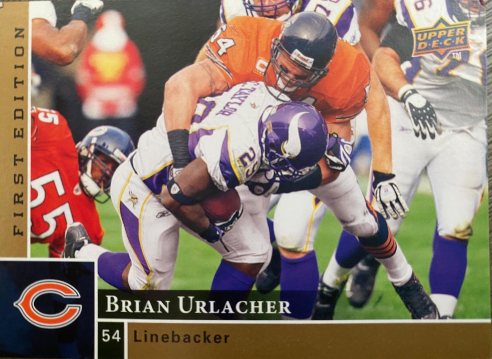 Brian Urlacher #30 Football Cards 2009 Upper Deck First Edition