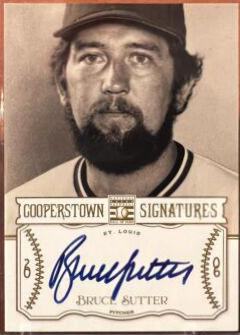 Bruce Sutter #HOF-SUT 2013 Panini Cooperstown Baseball Signatures