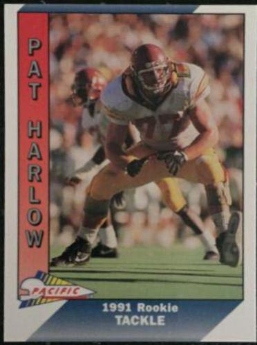 Pat Harlow #343 Football Cards 1991 Pacific