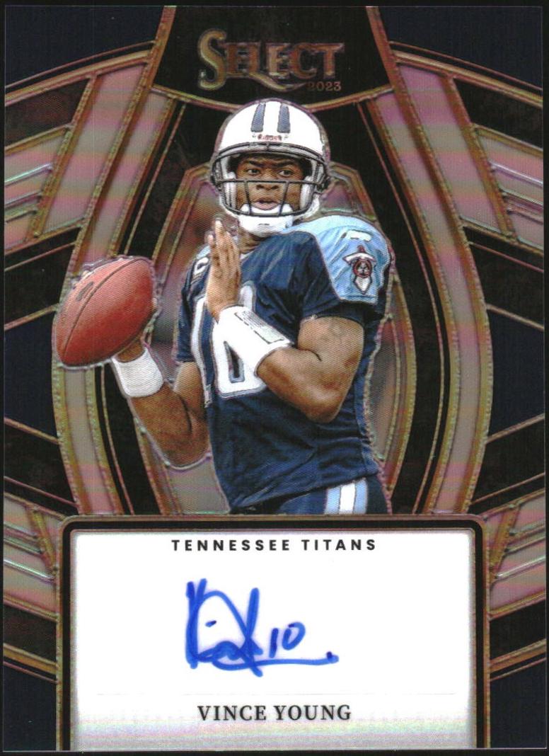 Vince Young #96 Football Cards 2023 Panini Select Select Signatures Prizm