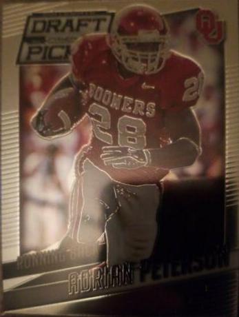 Adrian Peterson #3 Football Cards 2015 Panini Prizm Collegiate Draft Picks
