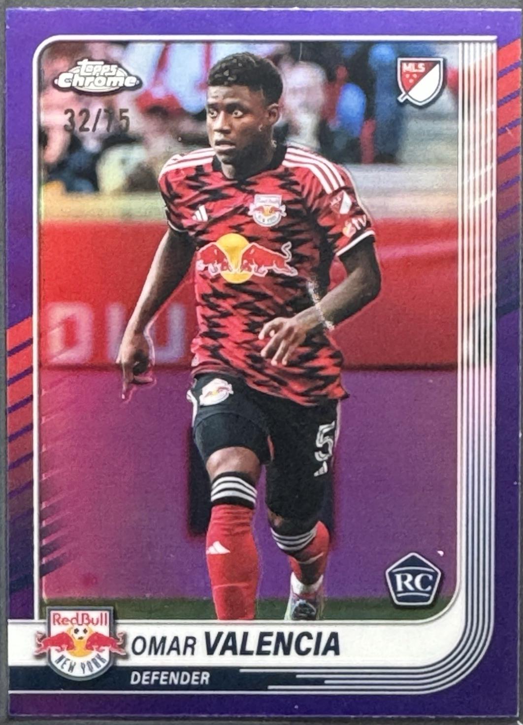 Omar Valencia [Purple Refractor] #94