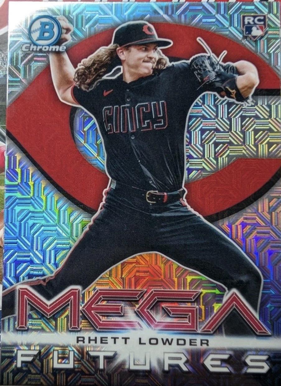 Rhett Lowder #BMF-8 Baseball Cards 2025 Bowman Mega Futures
