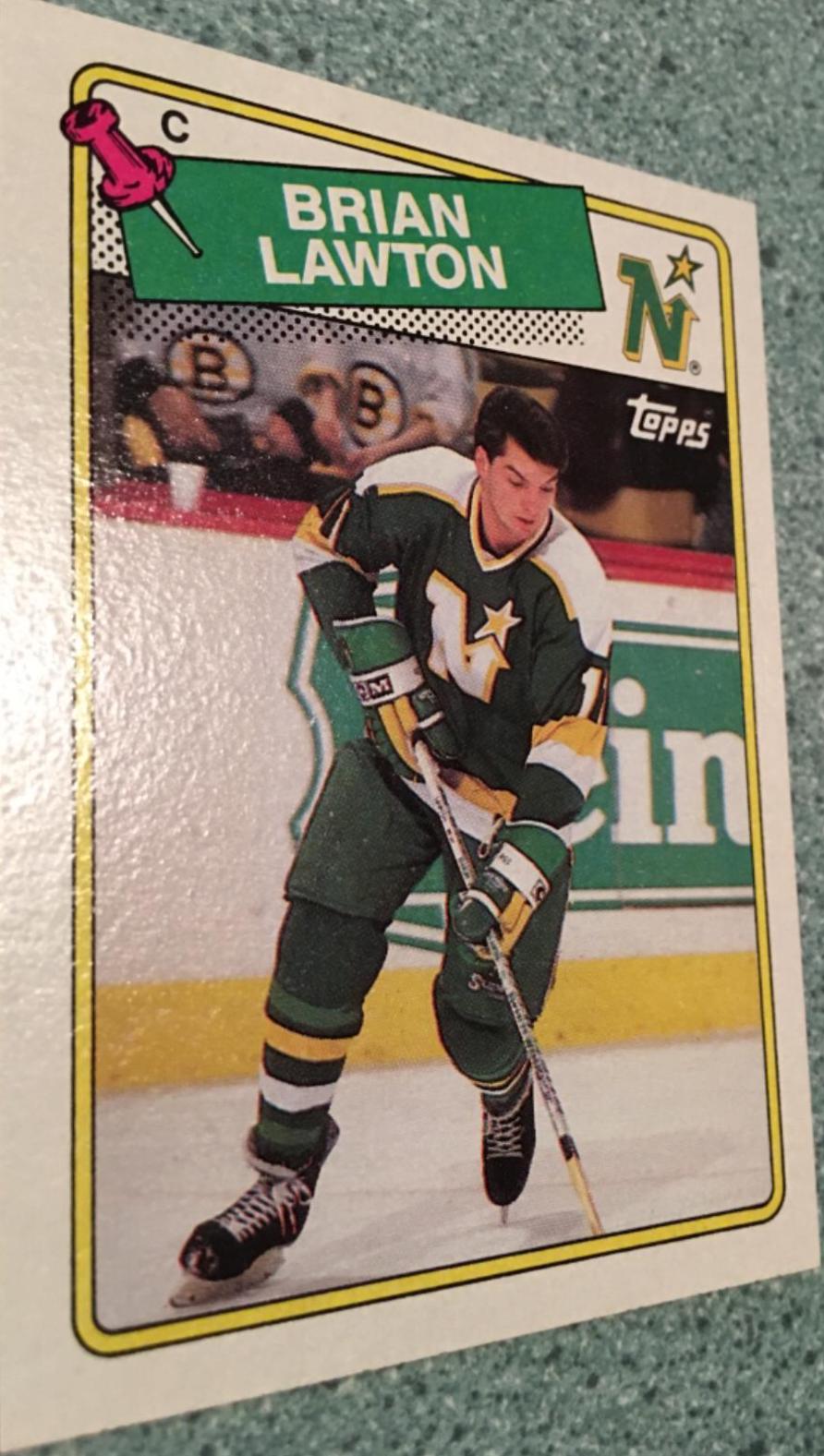 Brian Lawton #20 Hockey Cards 1988 Topps
