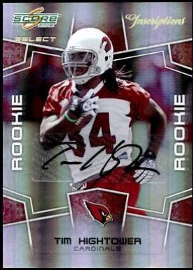 Tim Hightower #408 2008 Panini Score Select Football