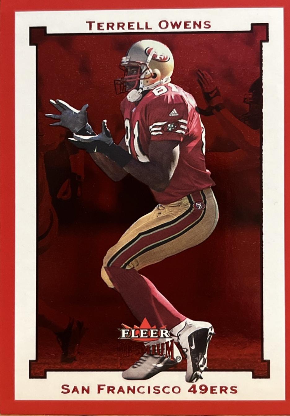 Terrell Owens #SR8 2002 Fleer Premium Football