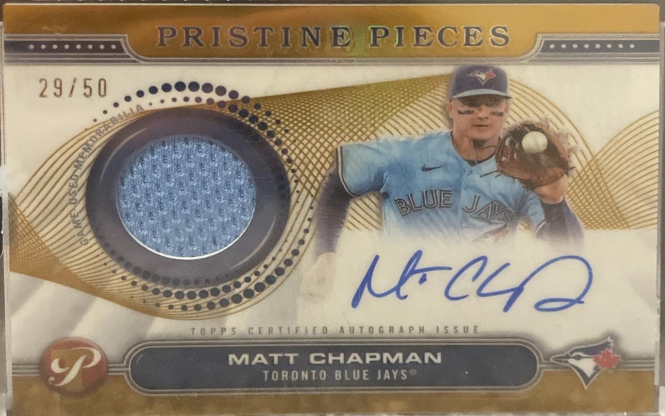 Matt Chapman [Gold Refractor] #PPAR-MCH
