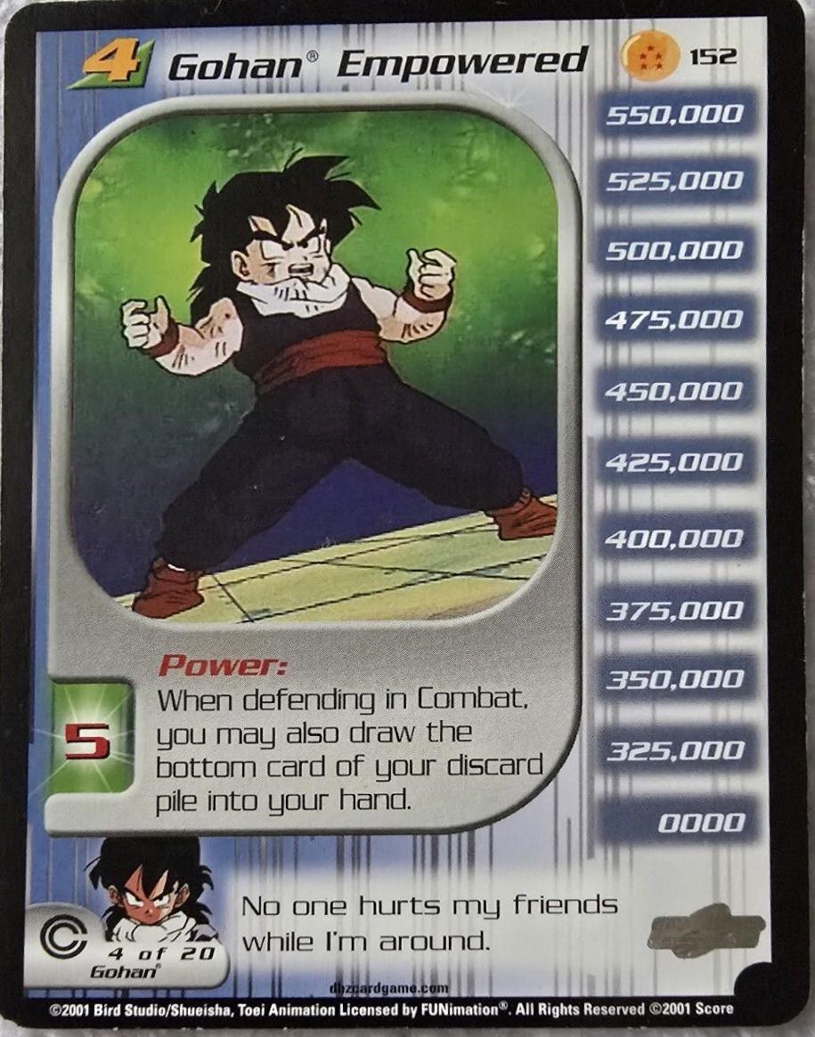 Gohan Empowered 152 Dragon Ball Z Trunks Saga