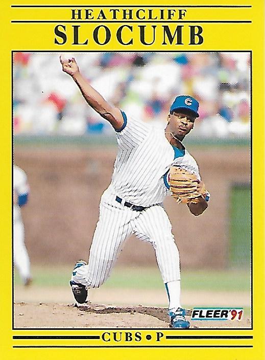 Heathcliff Slocumb #U-81 Baseball Cards 1991 Fleer Update