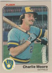 Charlie Moore #42 Baseball Cards 1983 Fleer Prices