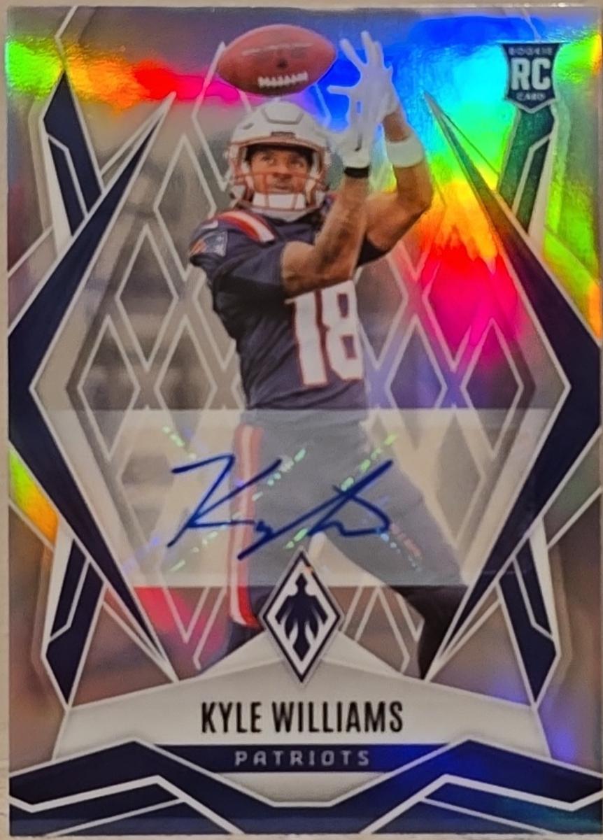 2025 Panini Phoenix Kyle Williams [Silver Autograph] #163 card