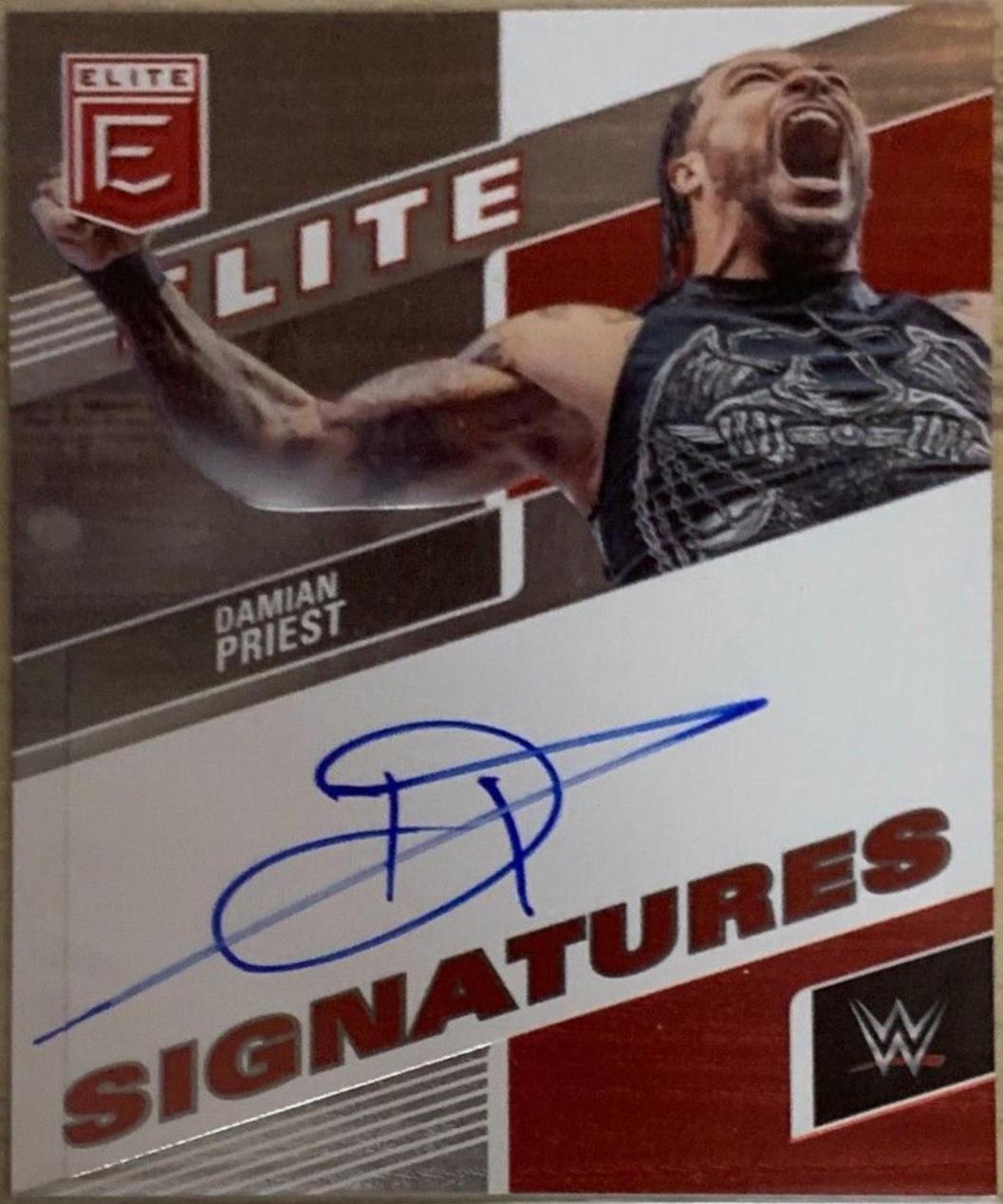 Damian Priest #9 Wrestling Cards 2023 Donruss Elite WWE Elite Signature