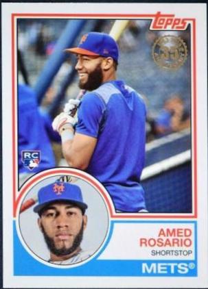 Amed Rosario #83-17 Baseball Cards 2018 Topps 1983 Baseball Rookies