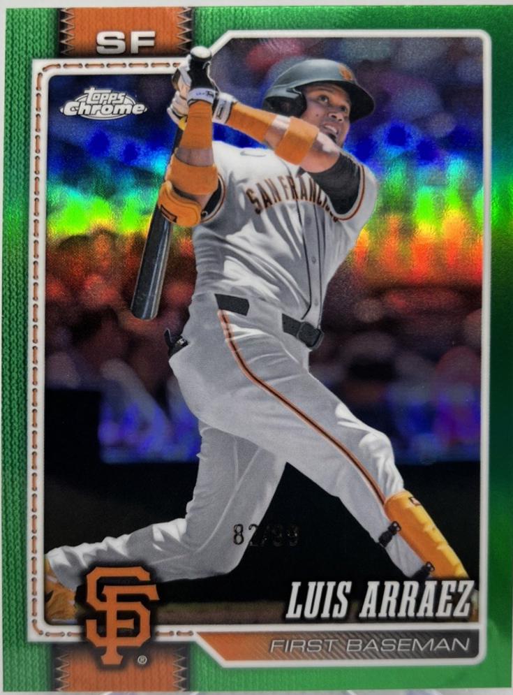 Luis Arraez [Green Refractor] (2026 Topps Chrome)