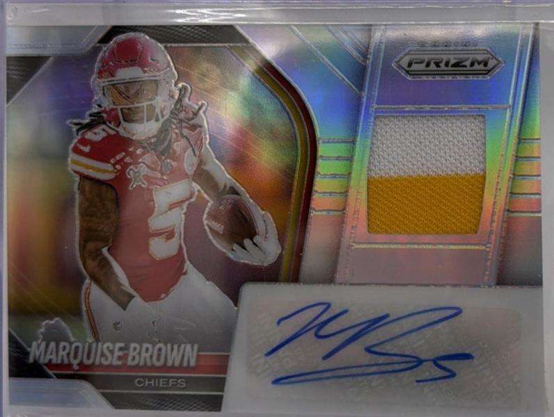 Marquise Brown [Silver] #PAU-MBN