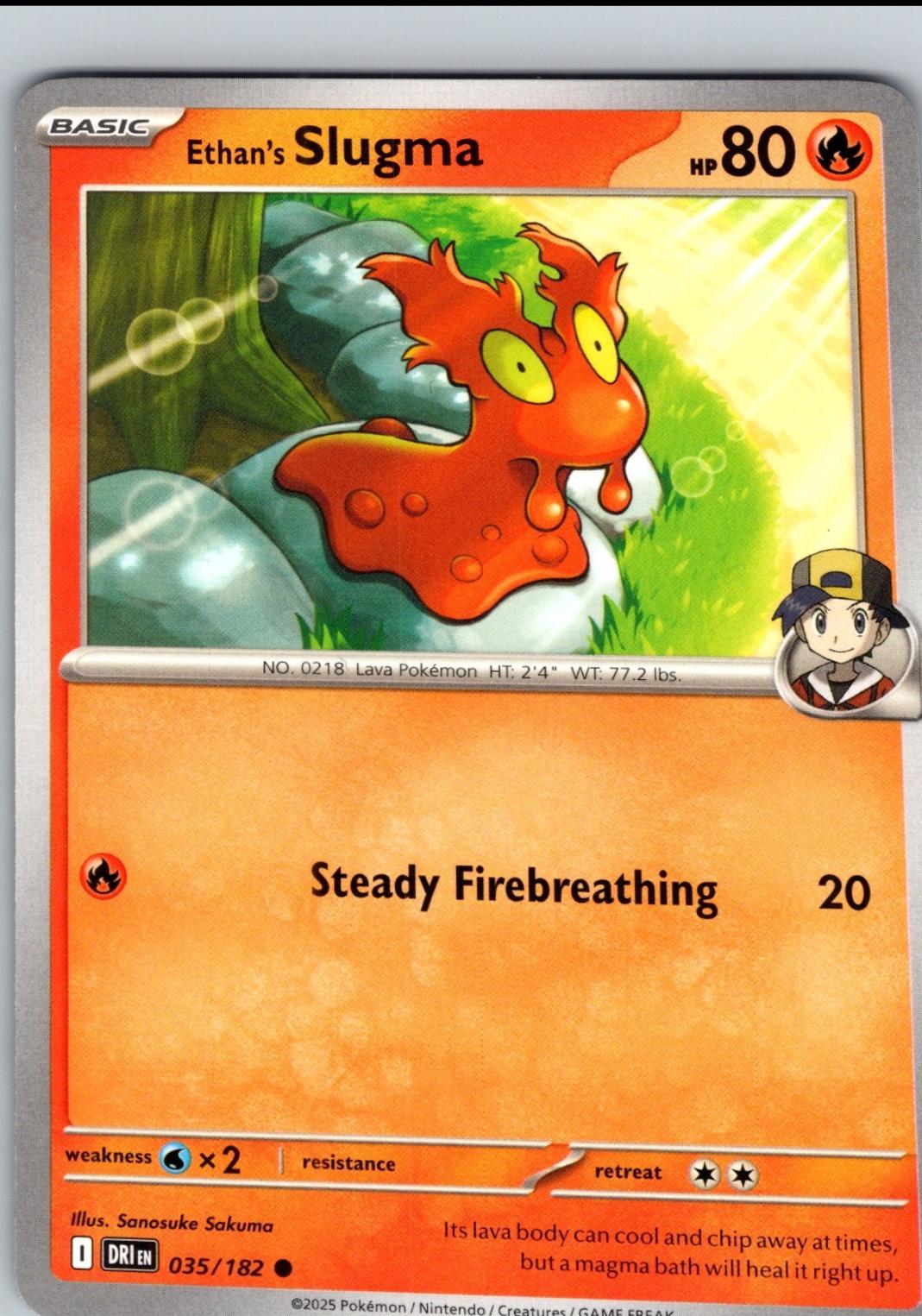 Ethan's Slugma #35 Pokemon Destined Rivals