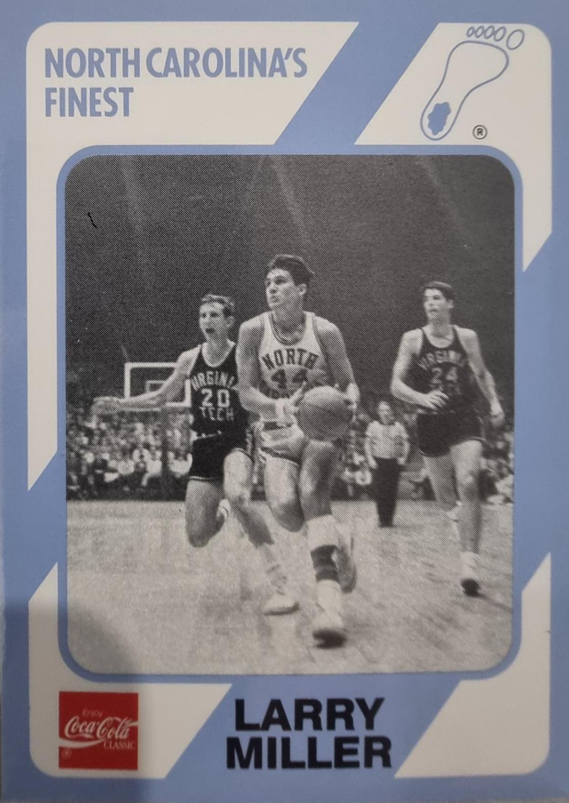 Larry Miller #24 Basketball Cards 1989 Collegiate Collection North Carolina