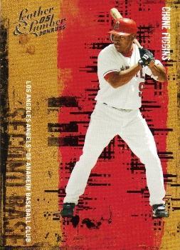 Chone Figgins #29 Baseball Cards 2005 Donruss Leather & Lumber