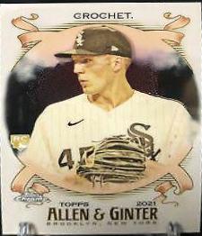 Garrett Crochet #220 Baseball Cards 2021 Topps Allen & Ginter Chrome