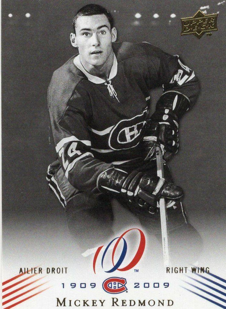Mickey Redmond #5 Hockey Cards 2008 Upper Deck Montreal Canadiens Centennial