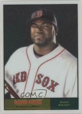 David Ortiz #C127 Baseball Cards 2010 Topps Heritage Chrome