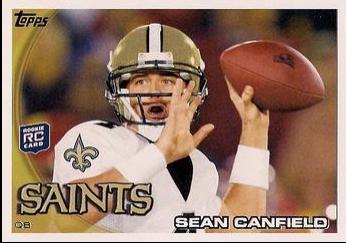 Sean Canfield #91 Football Cards 2010 Topps