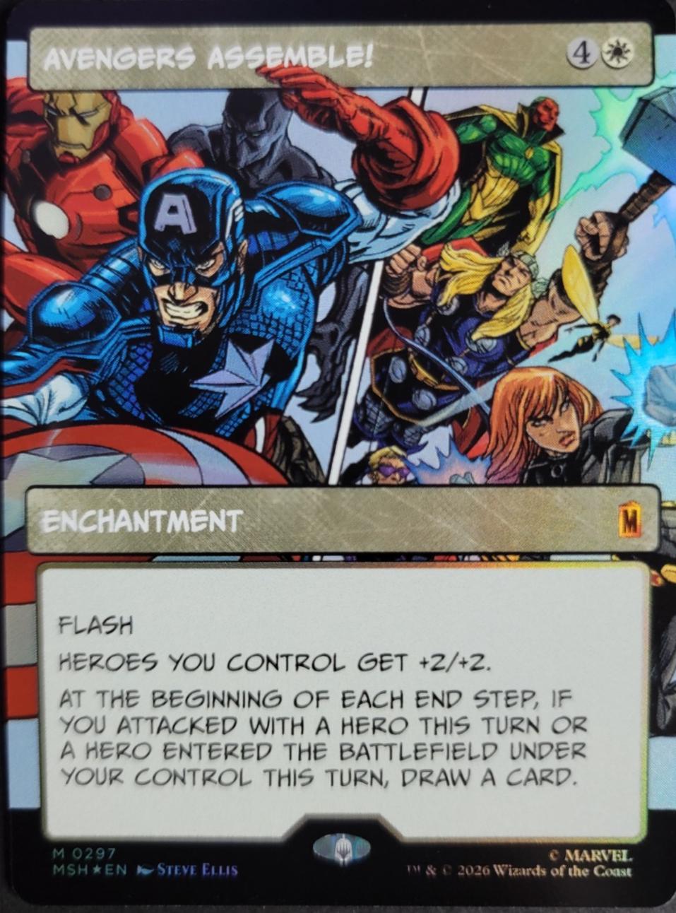 Avengers Assemble! [Borderless Foil] #297 Prices | Magic Marvel