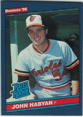 John Habyan #45 Baseball Cards 1986 Donruss