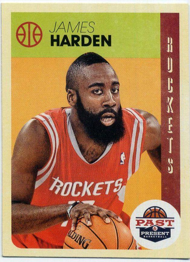 James Harden #22 Basketball Cards 2012 Panini Past & Present
