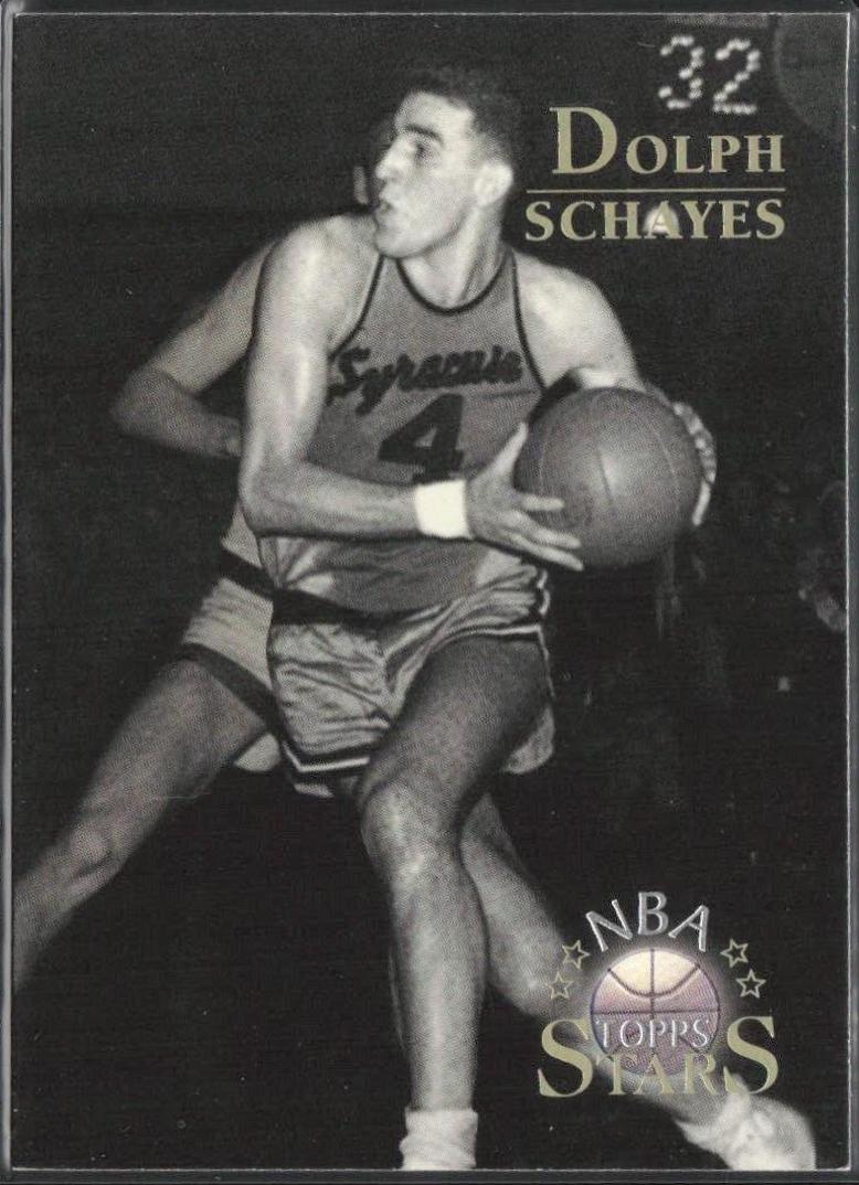 Dolph Schayes #41 1996-97 Topps Stars Basketball