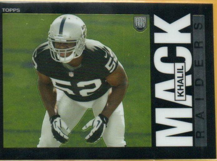 Khalil Mack #2 Football Cards 2014 Topps Chrome 1985