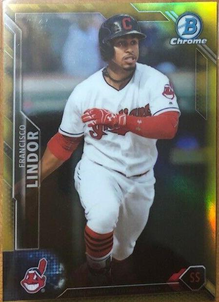 Francisco Lindor [Gold Refractor] #32