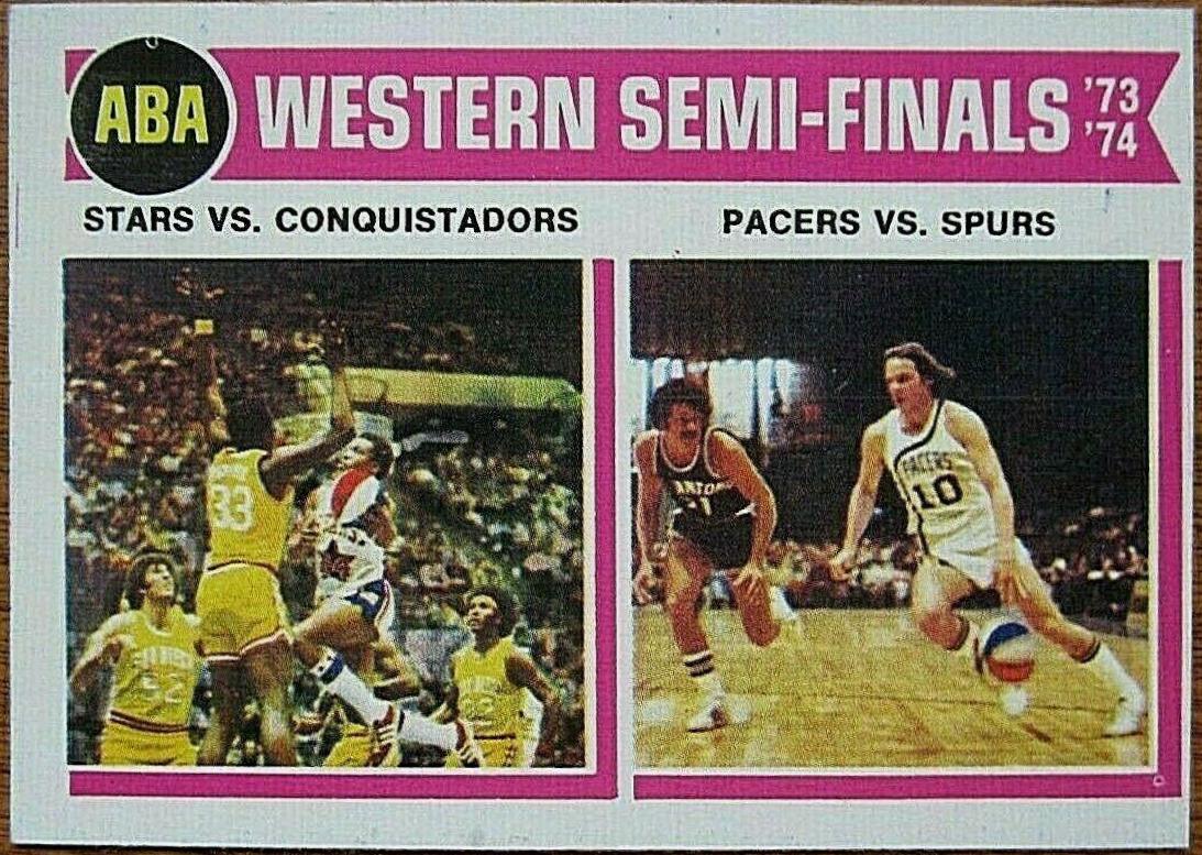 ABA Western Semi-Finals #247 Basketball Cards 1974 Topps
