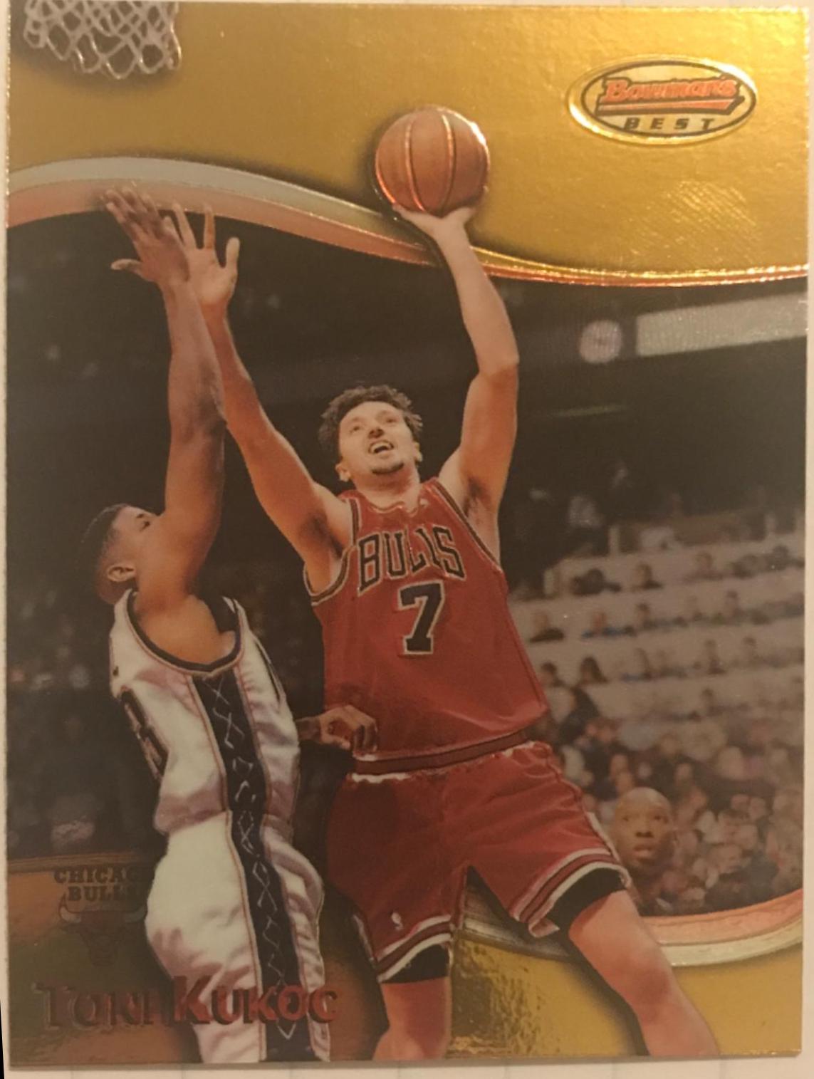 Toni Kukoc #12 Basketball Cards 1998 Bowman's Best