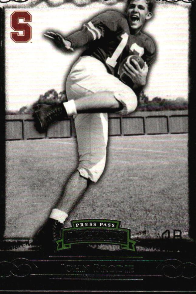 John Brodie #84 2008 Press Pass Legends Football