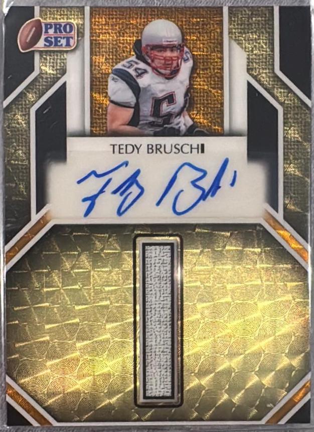 Tedy Bruschi #SS-TB1 2025 Leaf Pro Set Metal Surname Signatures Prismatic Football